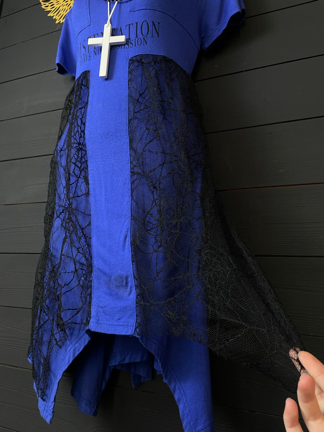 GHOST OF HARLEM 고스트오브할렘 고오할 펑크 블루퍼플 원피스 상품이미지4