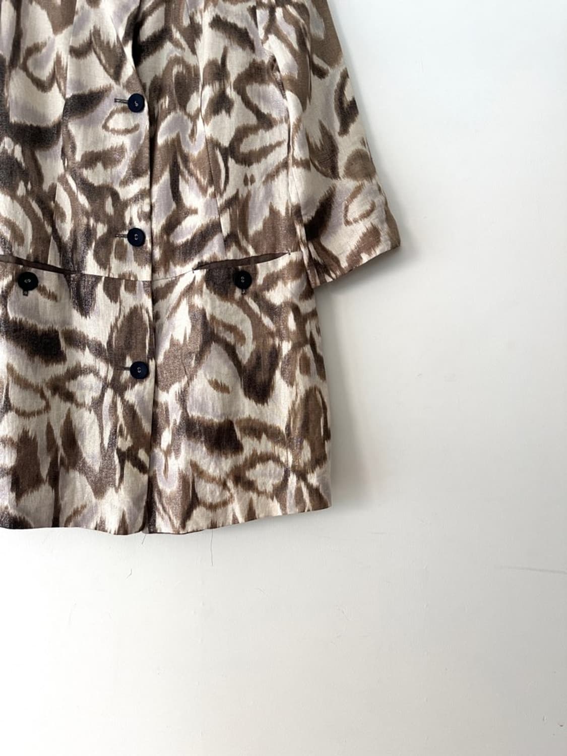 Glittery circling pattern blouse& jacket 상품이미지3