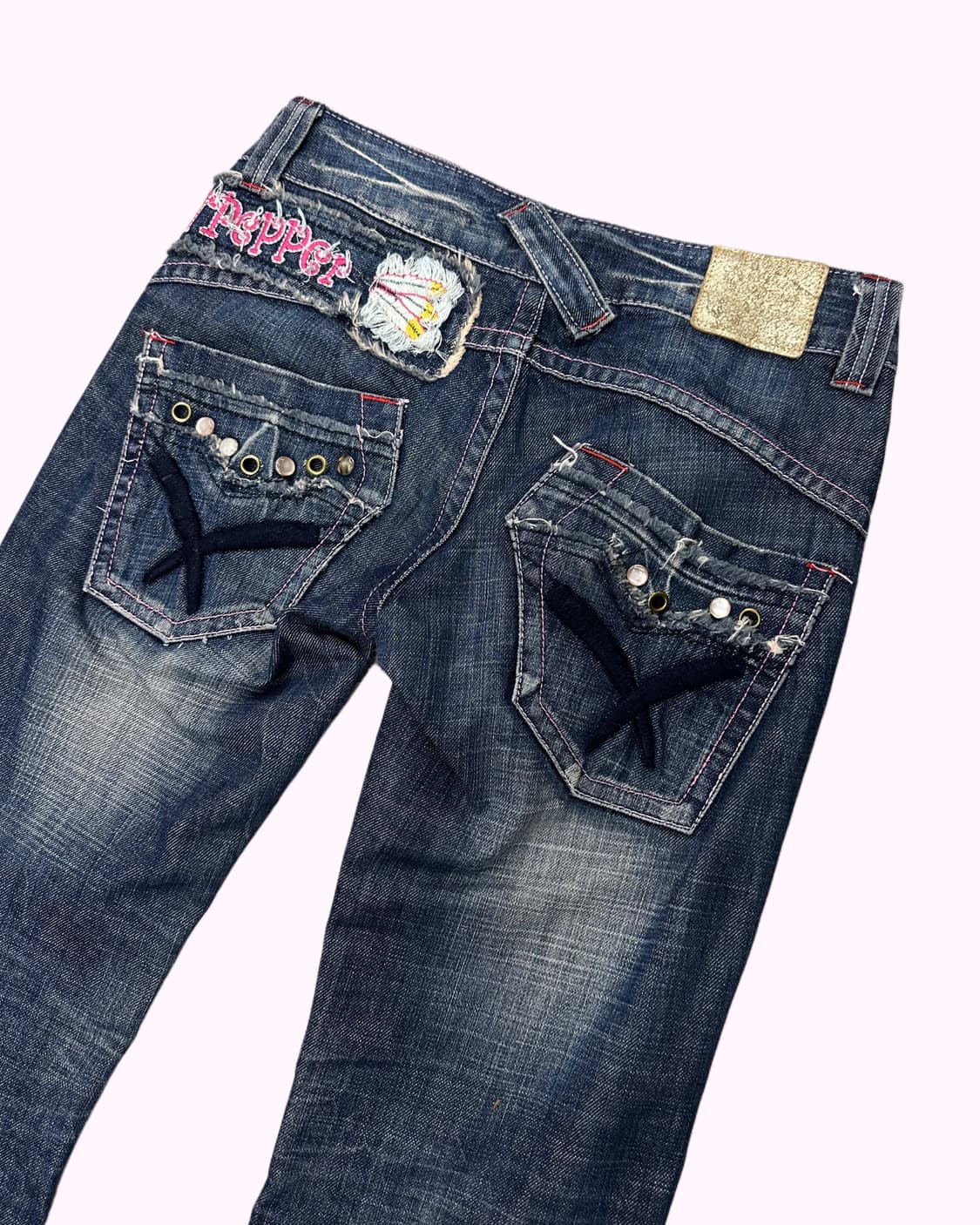 logo embroidery low-rise jean 상품이미지6