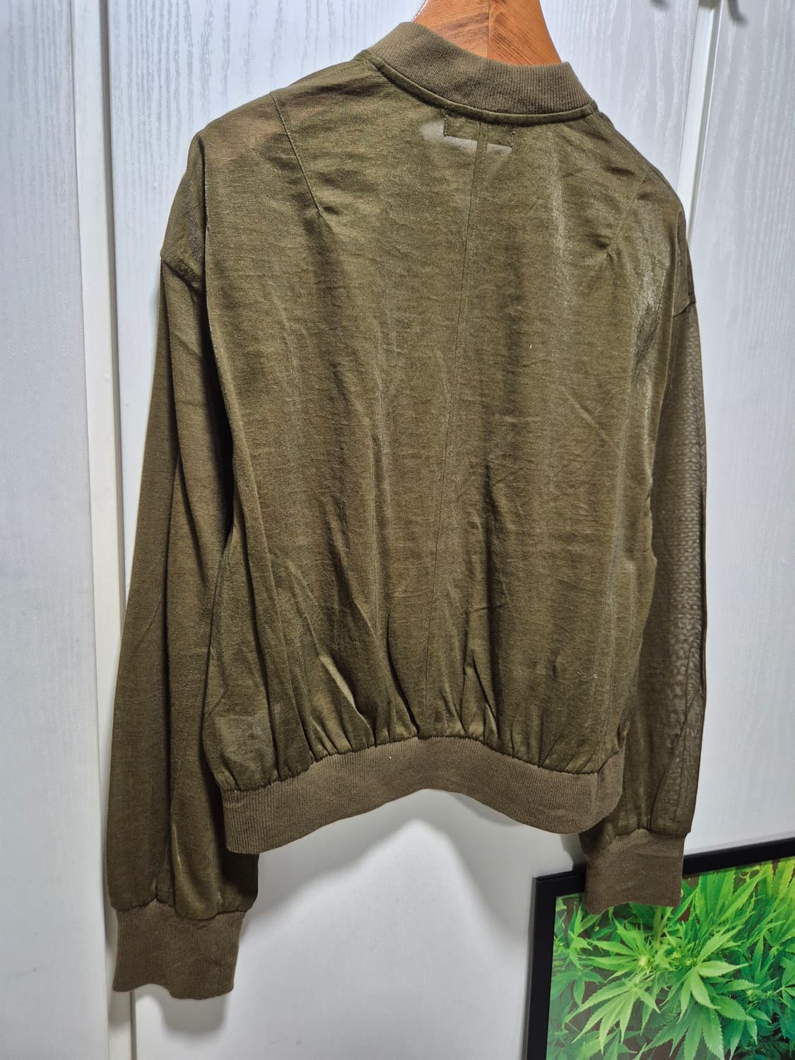 (세일)JPN VTG.MAGPRIE 메쉬 블루종 자켓 카키 상품이미지8