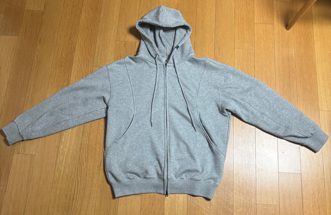 절개 스티치 후드집업 GHZ-278_그레이 상품이미지3