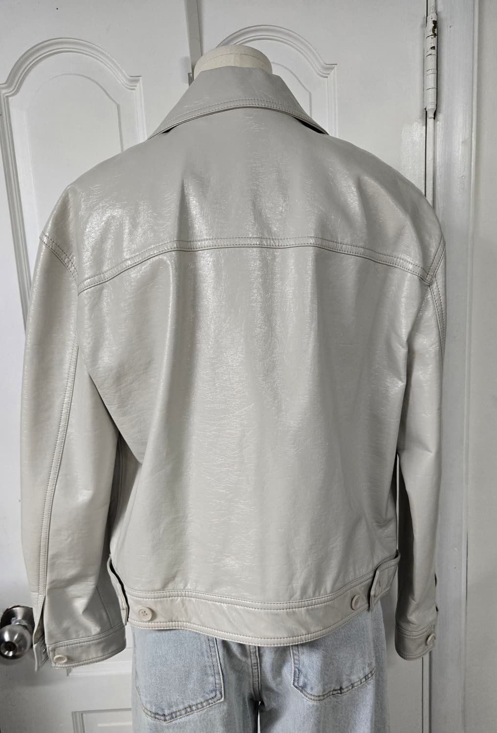 모어댄파라다이스 페이크레더 자켓 상품이미지4