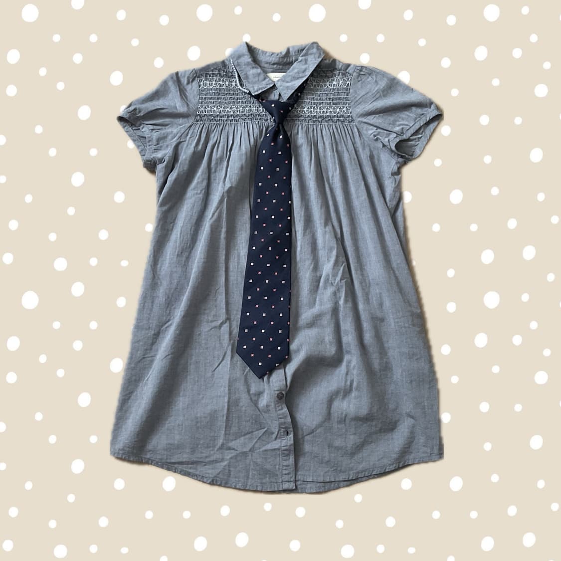 홍콩 블라우스 & 넥타이 상품이미지1