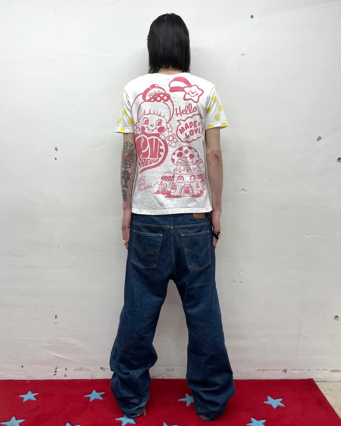 Love Yellow Dot Eye T-shirt  상품이미지5