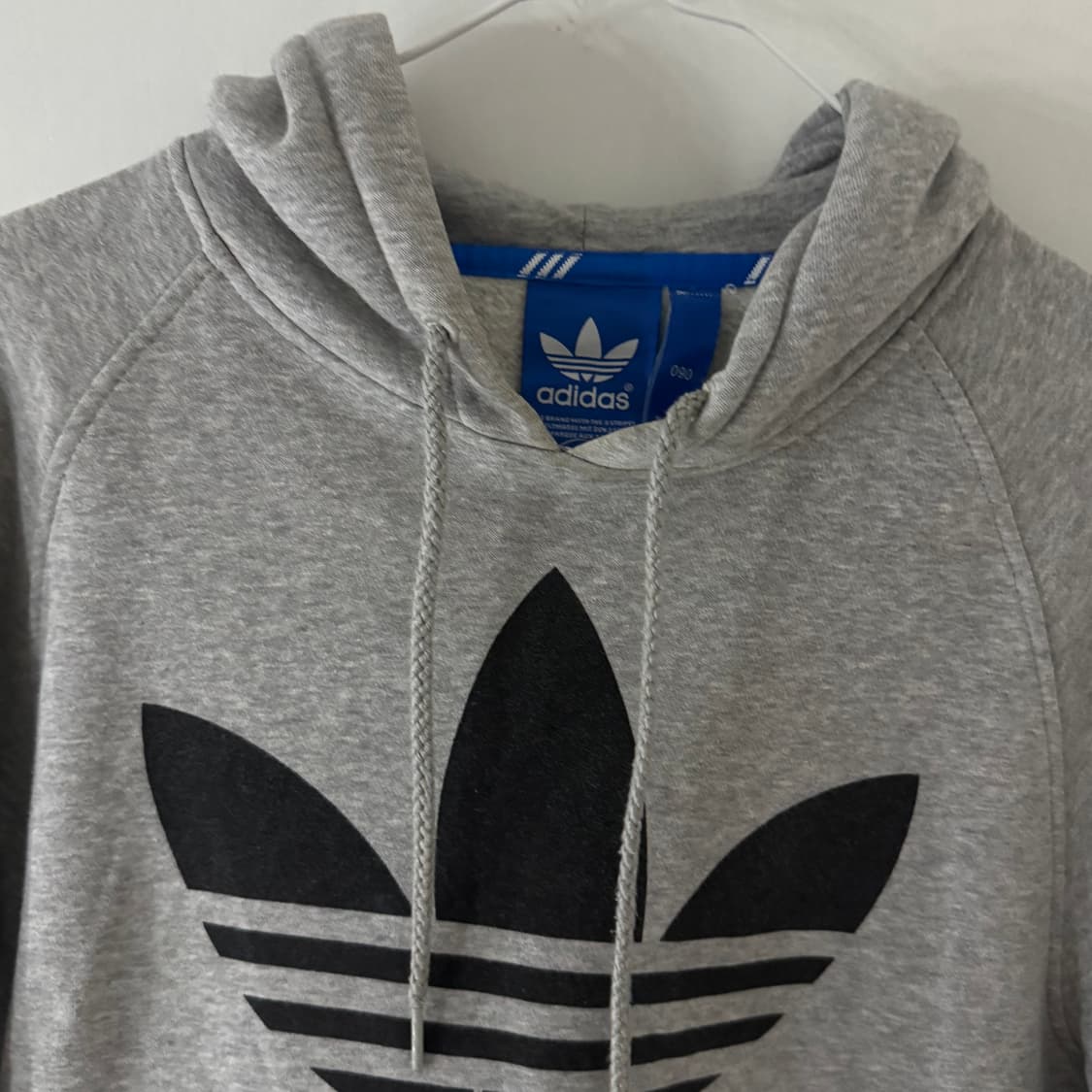 아디다스 불꽃 파이어버드 빅 로고 후드티 그레이 상품이미지6