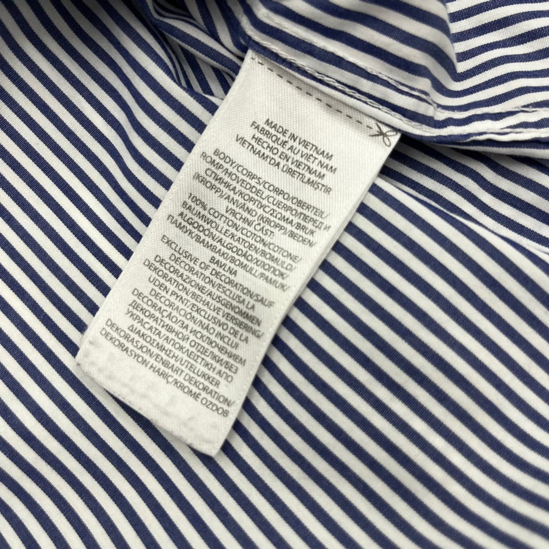 폴로 랄프로렌 네이비포니 네이비 단가라 셔츠 S 상품이미지6