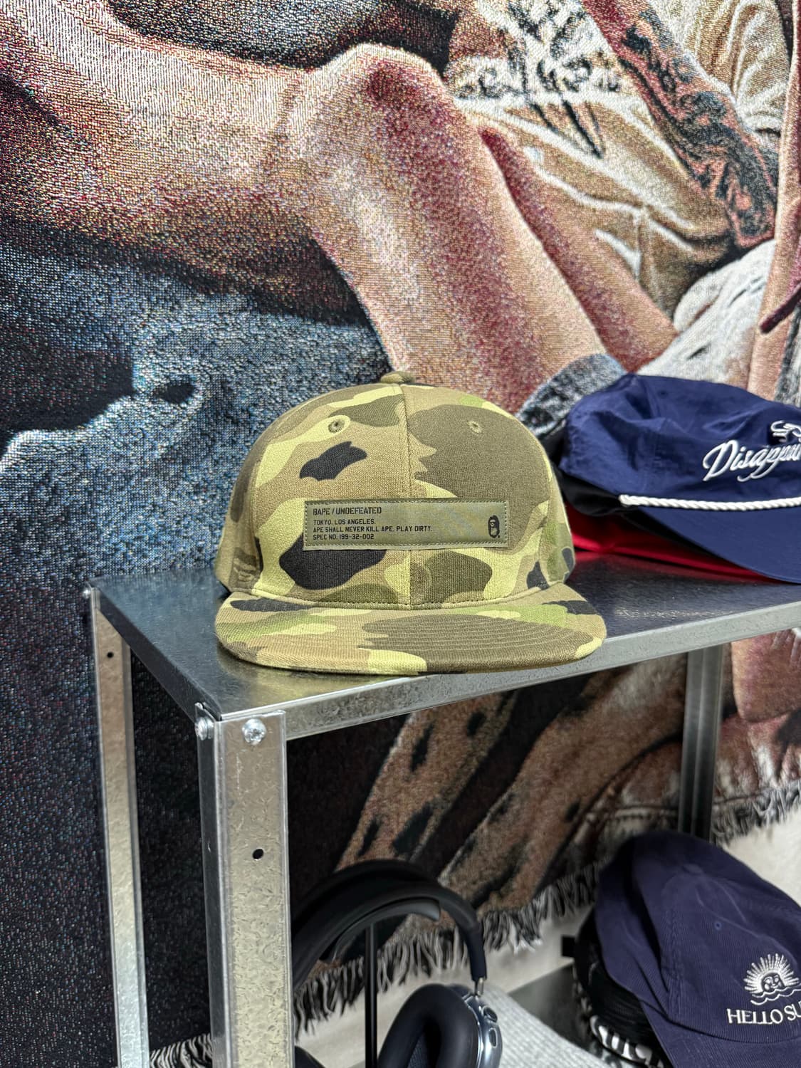 베이프 언디핏 카모 캡 모자 상품이미지1