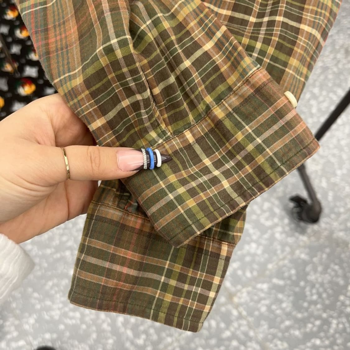 폴로 랄프로렌 빈티지 컨트리 오버핏 체크 셔츠 XL C07646 상품이미지7