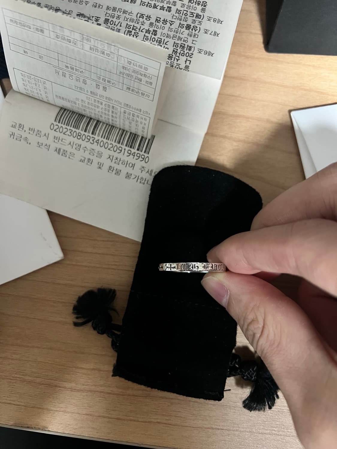 [us8] 크롬하츠 퍽유링 3mm 상품이미지2