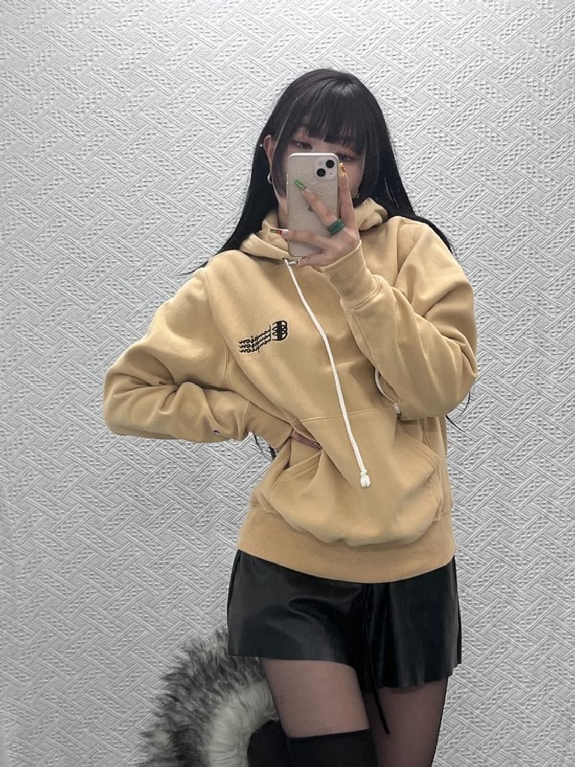 챔피온 모던 캐주얼 트리플로고 약기모 후드티 S C09465 상품이미지1