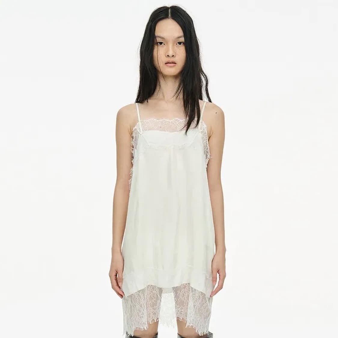 세릭 lace slip dress ivory 상품이미지1