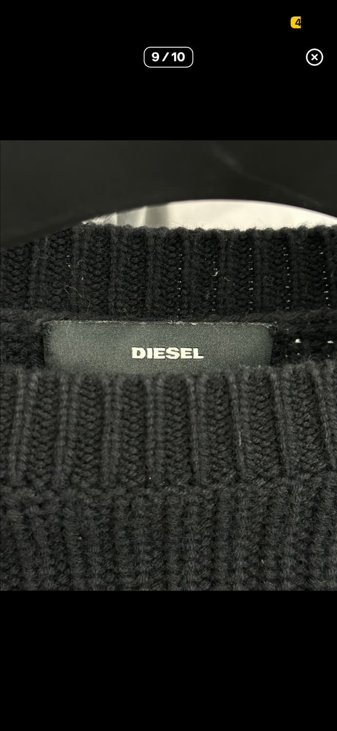 디젤 해체주의 크루넥 니트 상품이미지9