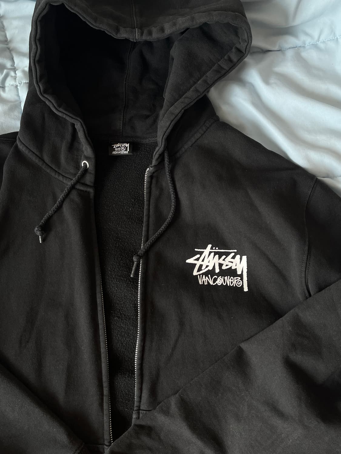 스투시 밴쿠버 후드집업 XL 블랙 105 상품이미지4