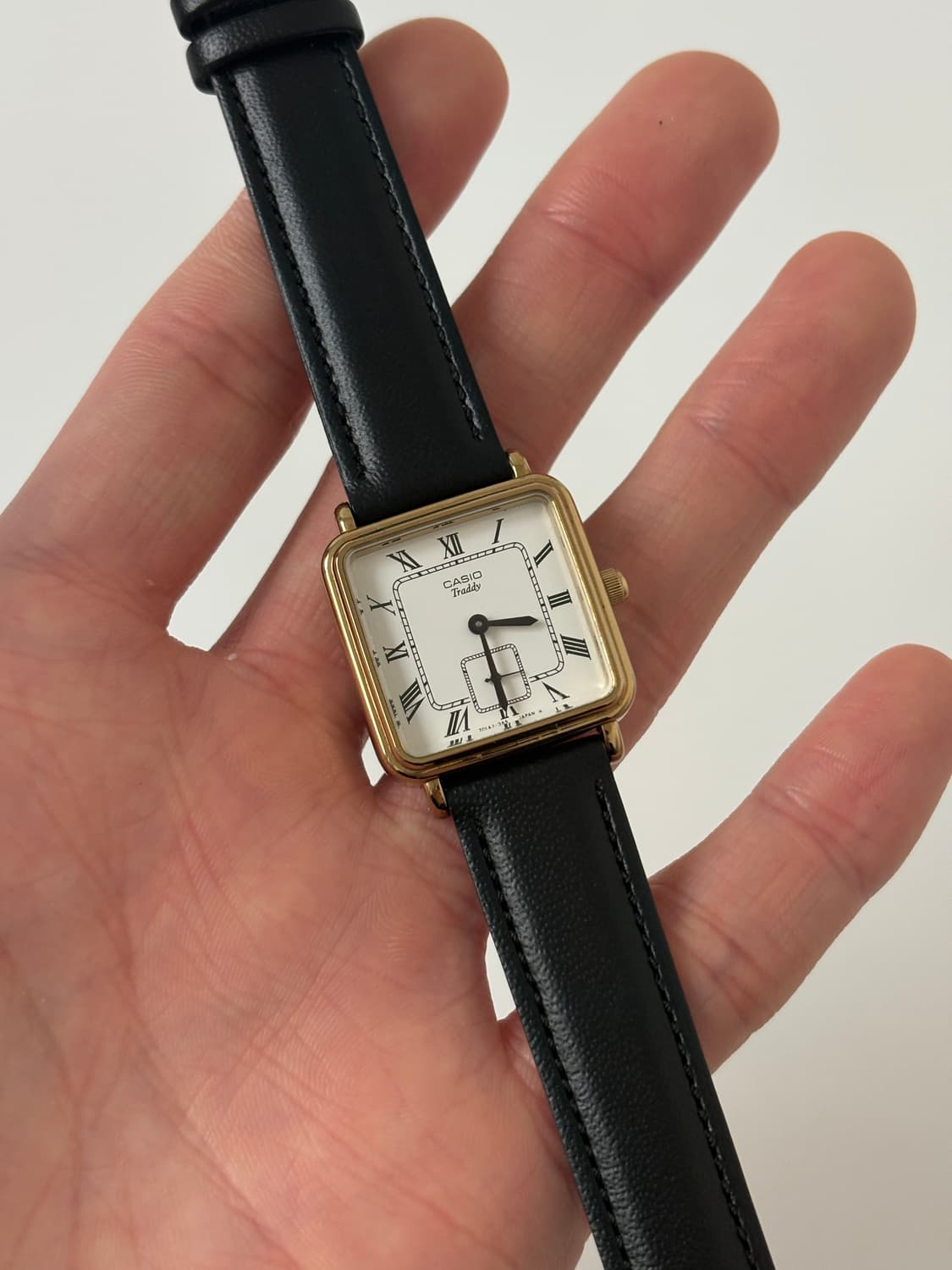 1990s Small Seconds Square Ladies Quartz 상품이미지1