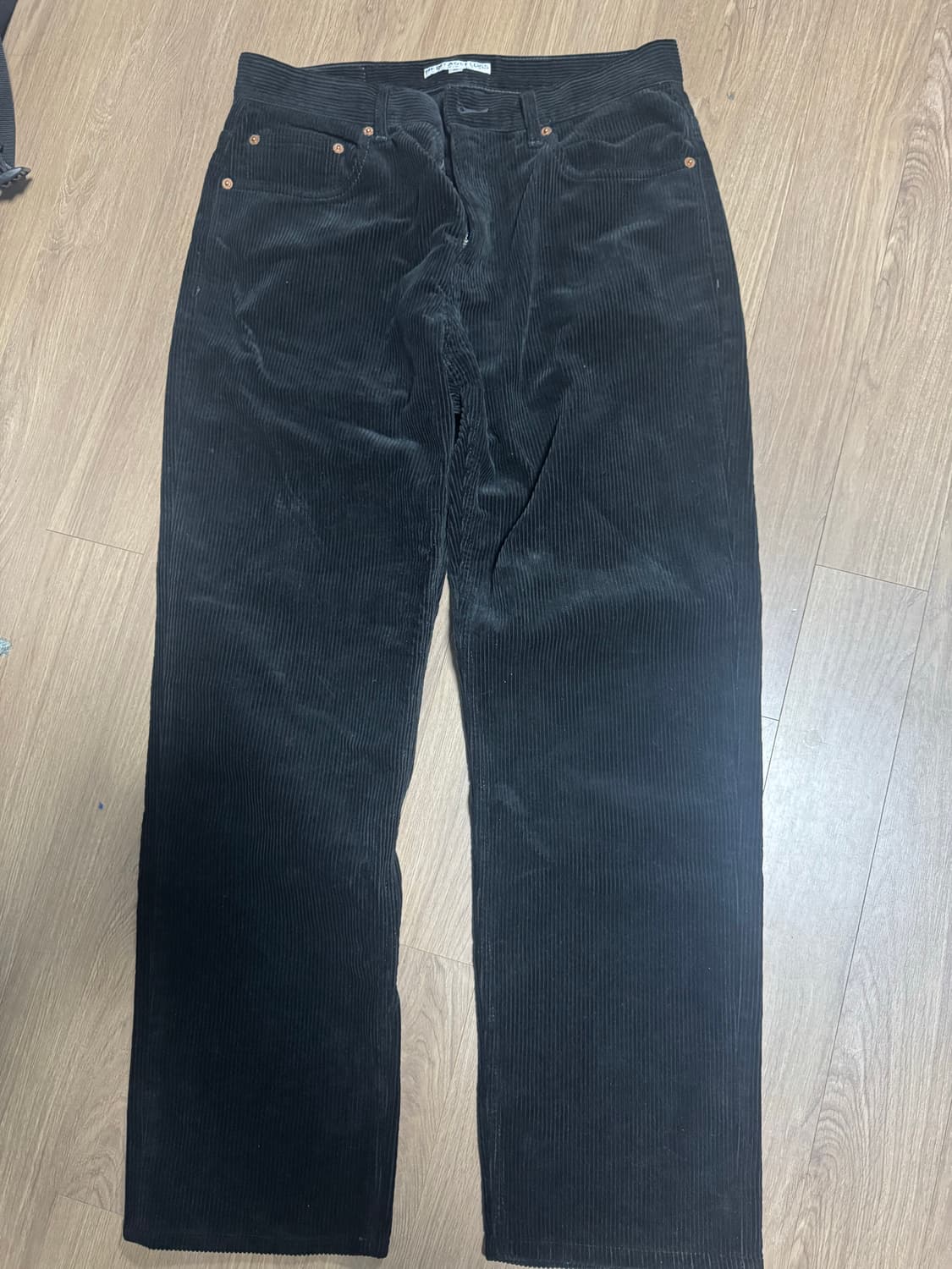 [M]헤리티지플로스 24fw 코듀로이팬츠 블랙 상품이미지1