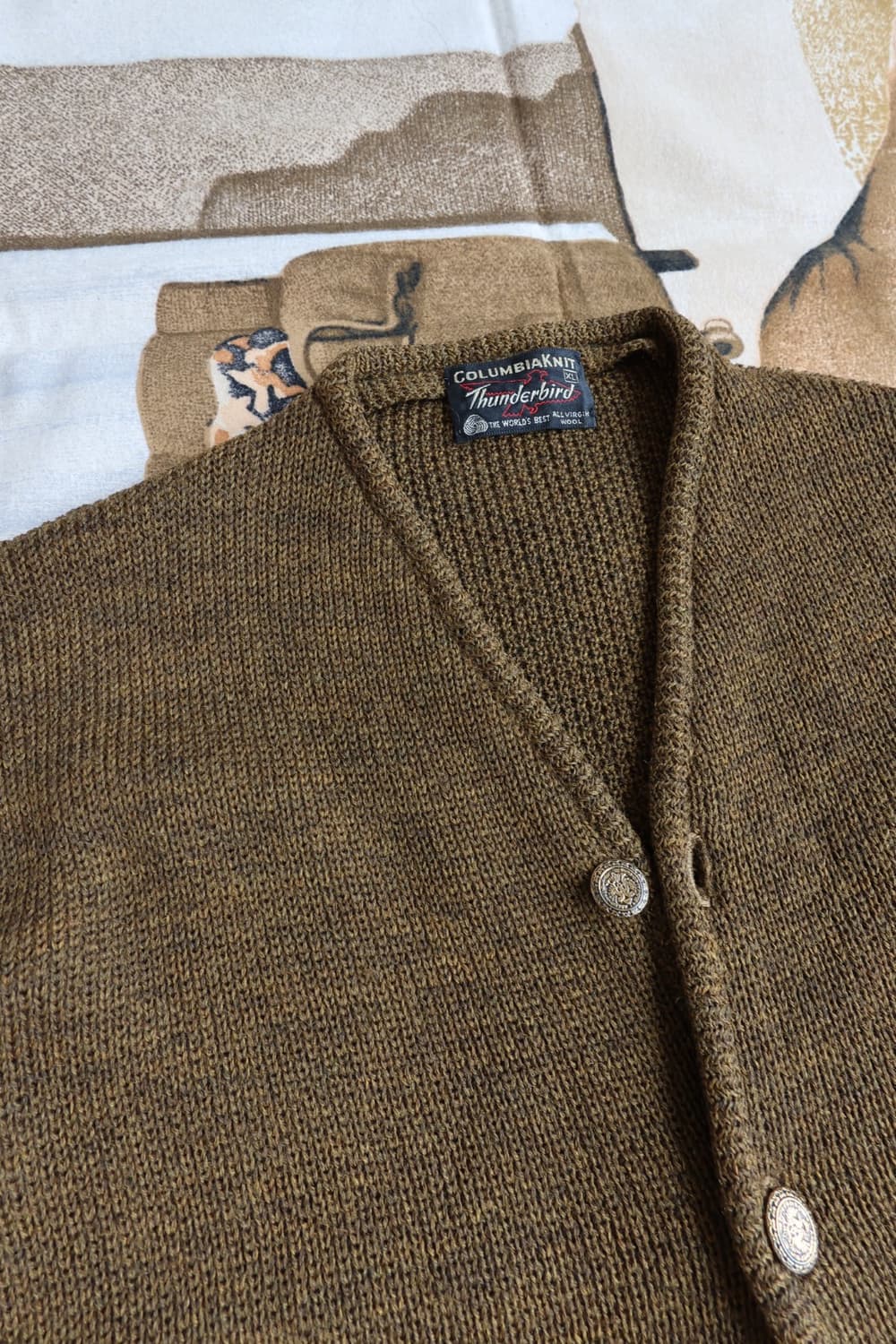50s 썬더버드 빈티지 가디건 상품이미지2