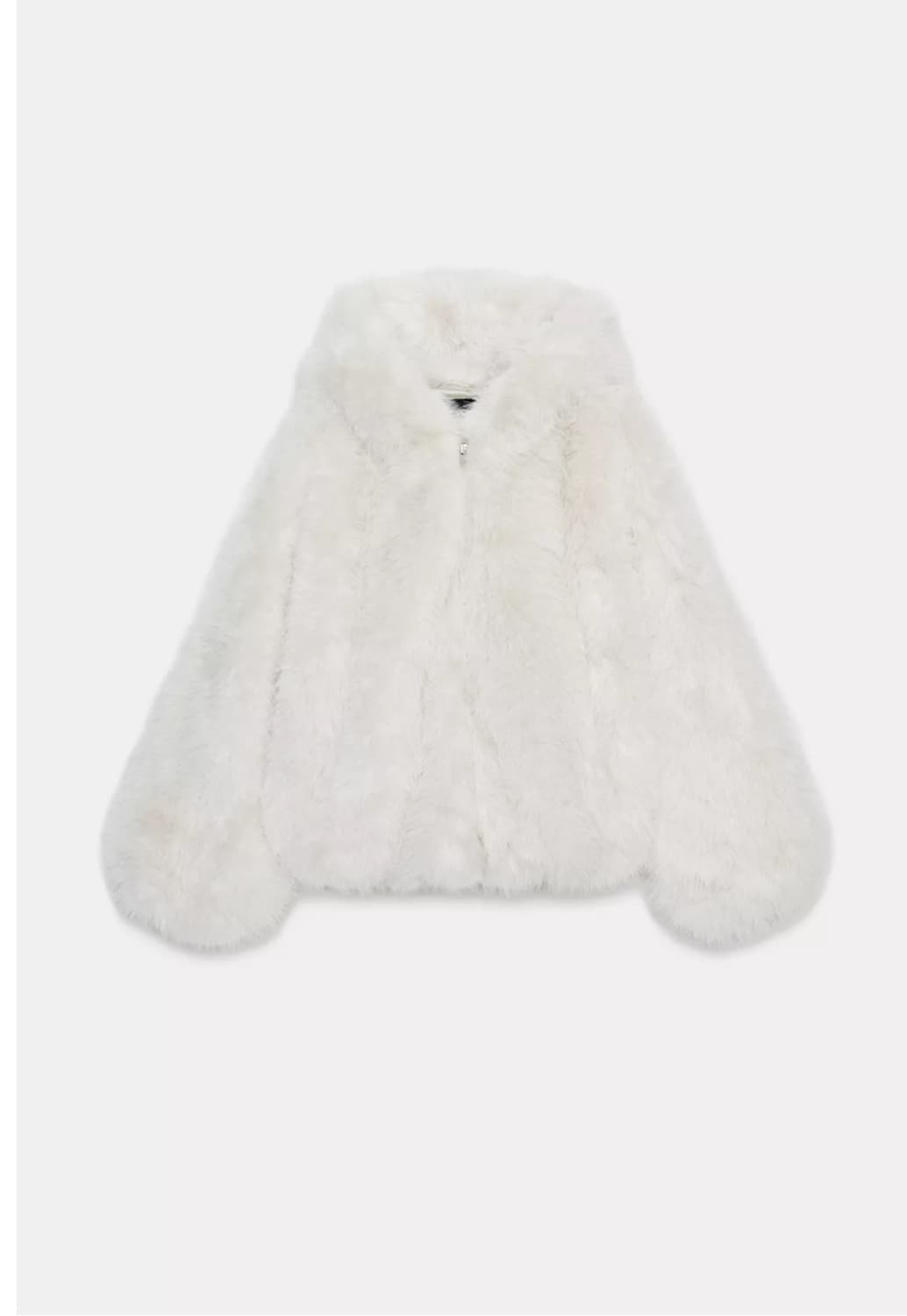 자라 후드 페이크 퍼 숏 코트 m (새상품) 상품이미지1