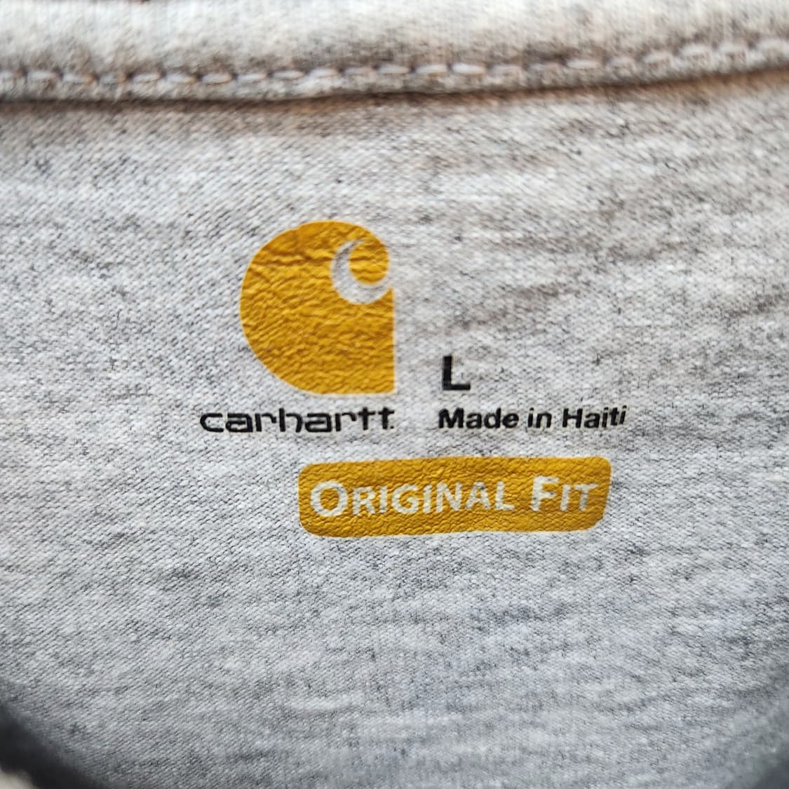 칼하트 원포켓 로고 반팔티 L(L~XL) 상품이미지5