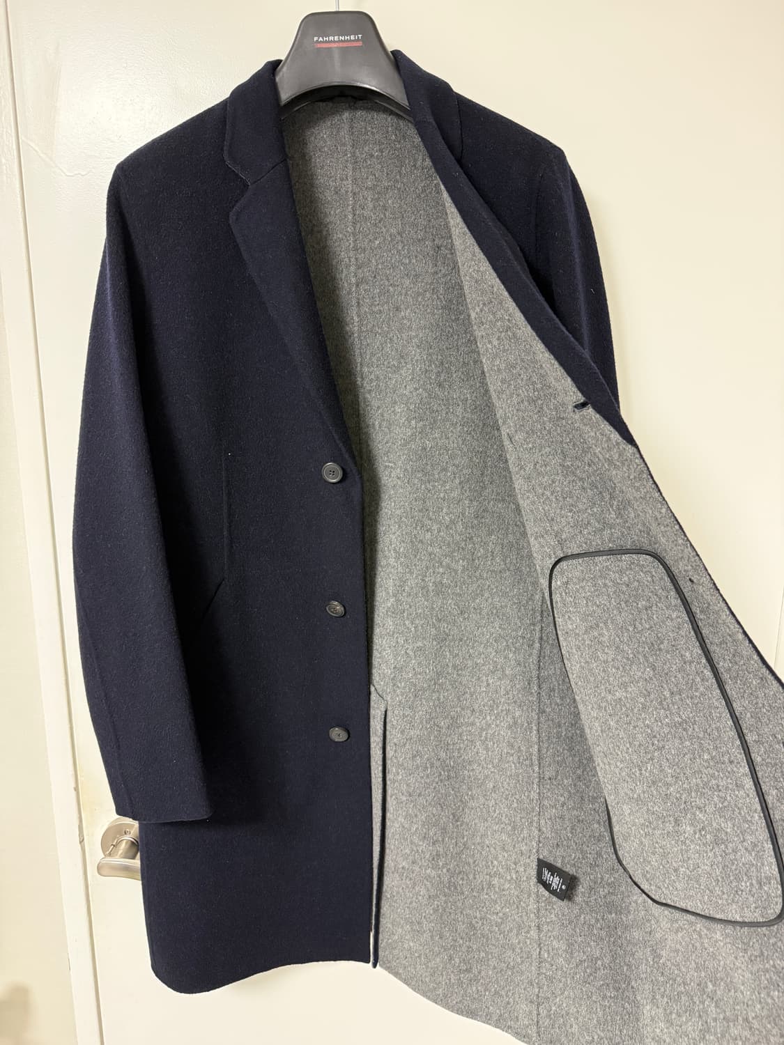 띠어리 들랭시 디바이스 울 캐시미어 코트 / 네이비 / L 상품이미지2