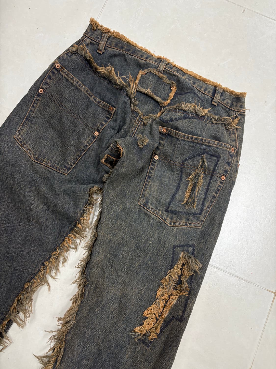 앤드류맥켄지 프린지 데님 상품이미지4