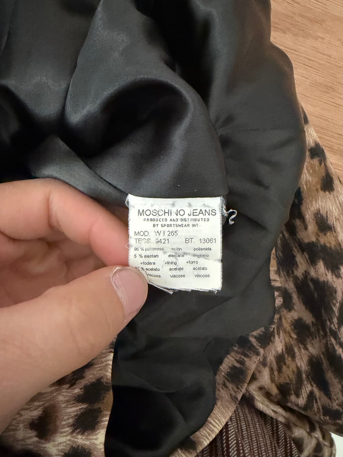 Moschino Jeans 레오파드 패턴 블라우스 자켓 상품이미지5