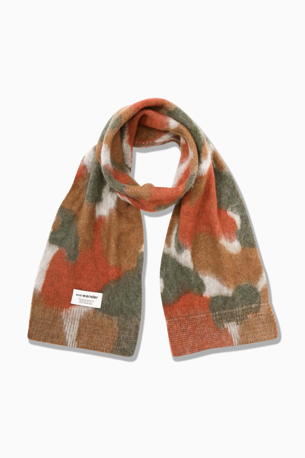 앤드원더 25fw mix color shaggy 목도리 상품이미지1