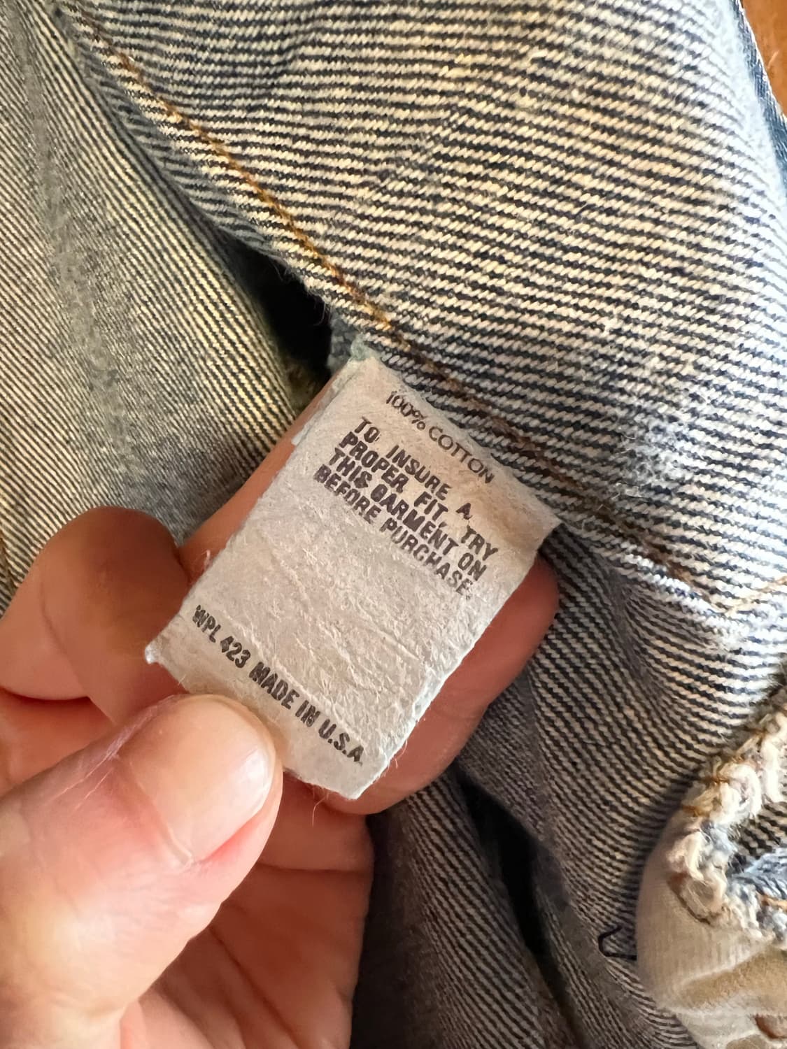 80s Made USA 리바이스 70506 트러커 자켓 상품이미지6