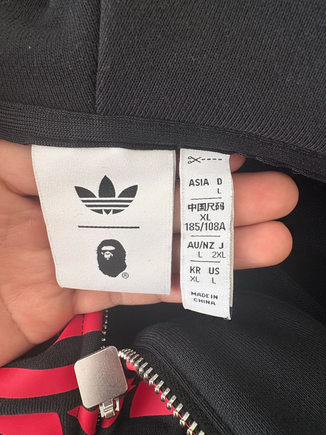 Adidas x Bape Ultimate Shark Hoodie XL 상품이미지3