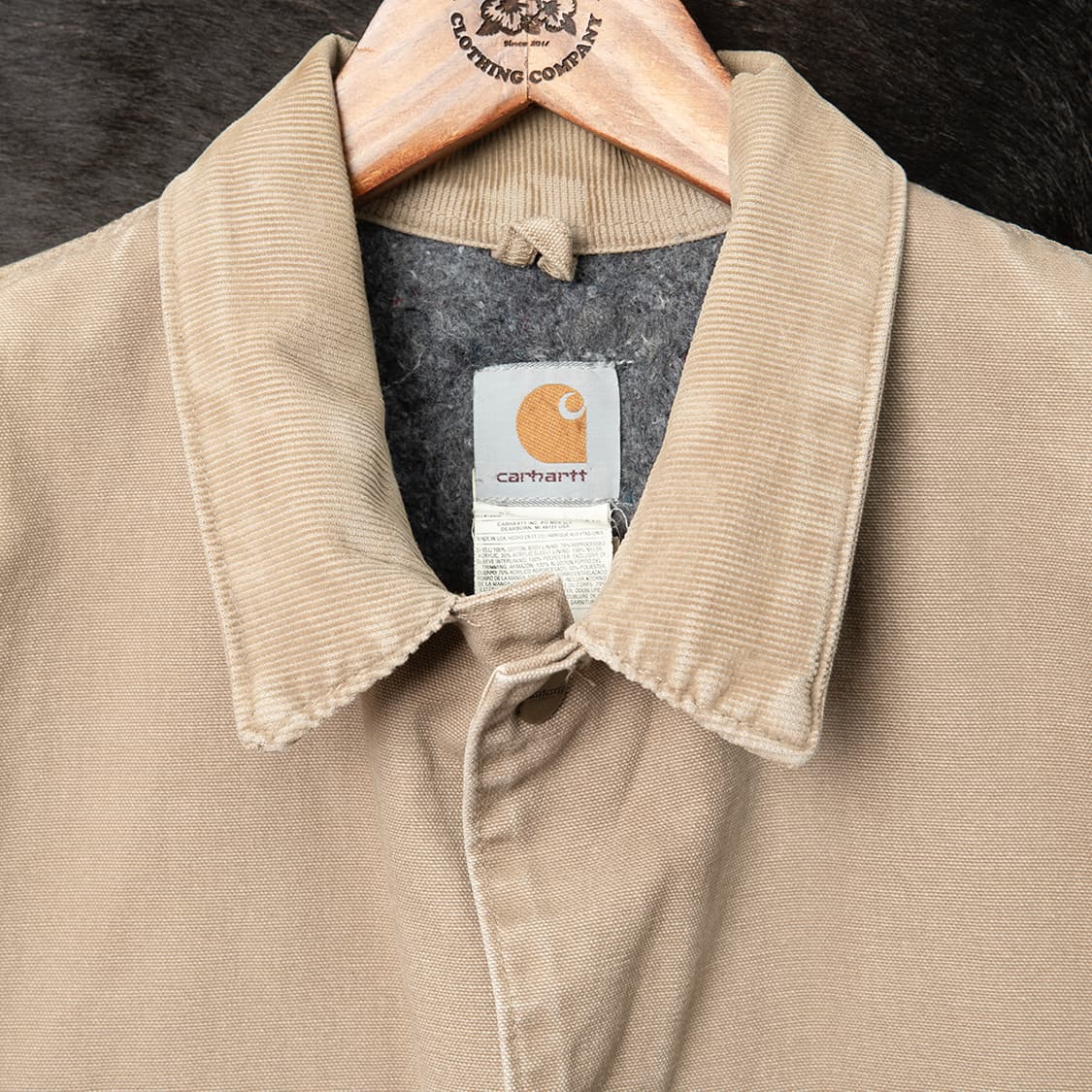 [120] 00s 칼하트 USA 메이드 C02 블랭킷 라이닝 쵸어코트  상품이미지2