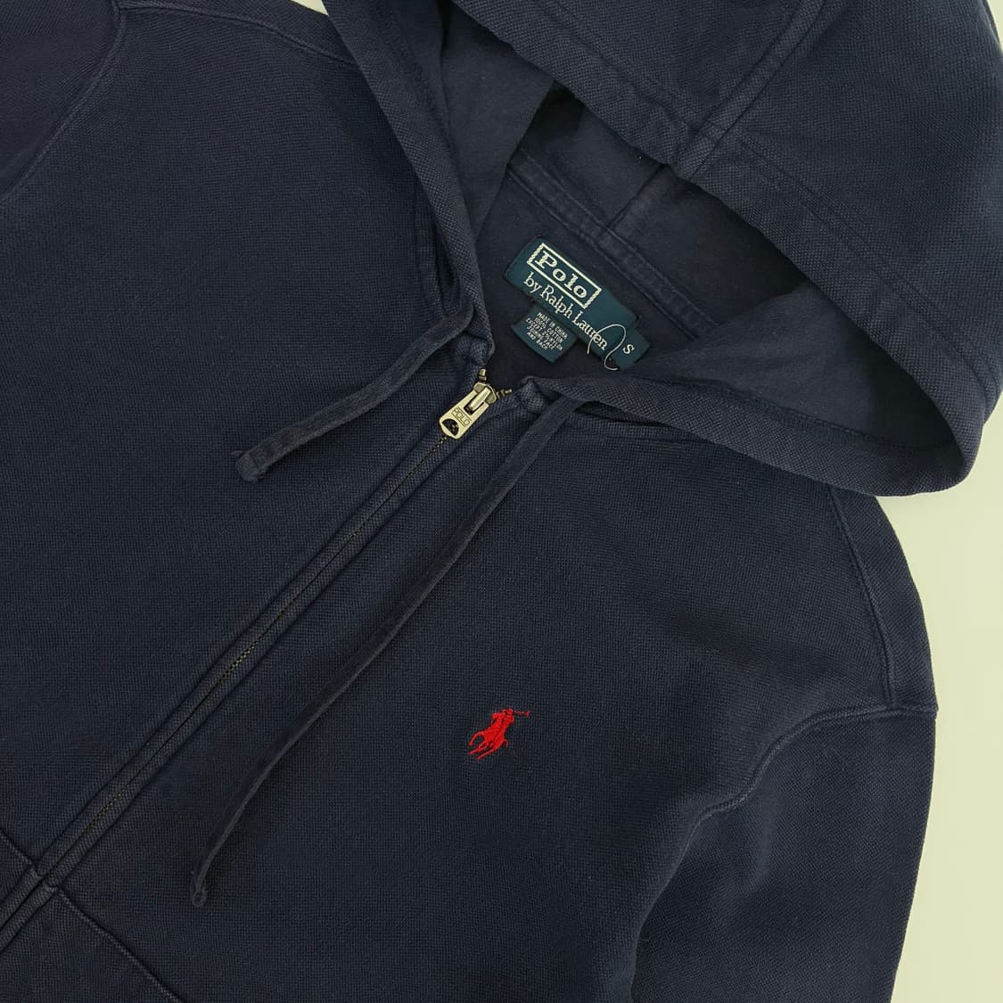Polo 폴로 랄프로렌 90‘s 네이비 코튼 후드집업 상품이미지3