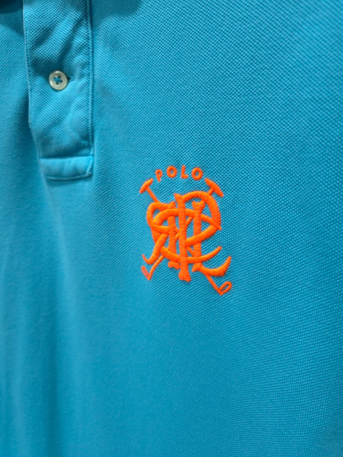 폴로 랄프로렌 오렌지 로고 PK 반팔카라티 (55) 상품이미지4
