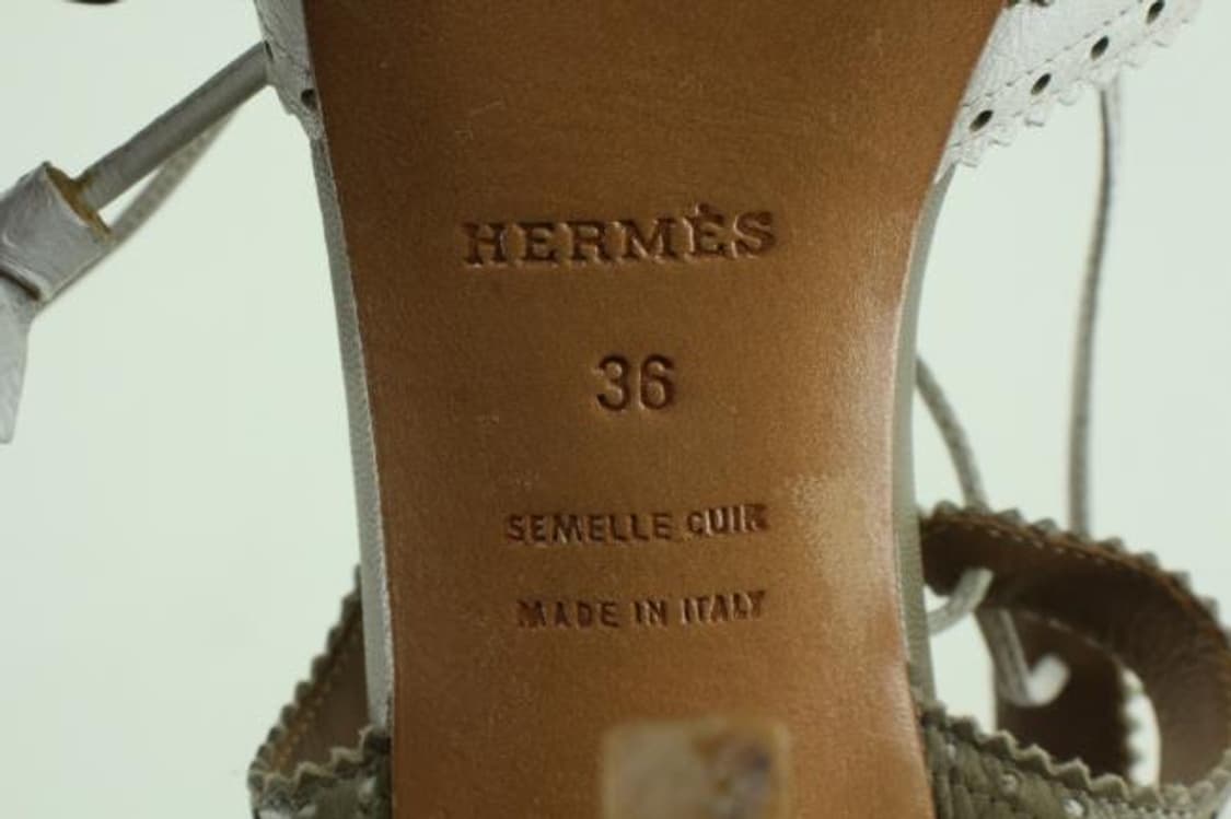 Hermes lace heel (2010 s/s) 상품이미지6