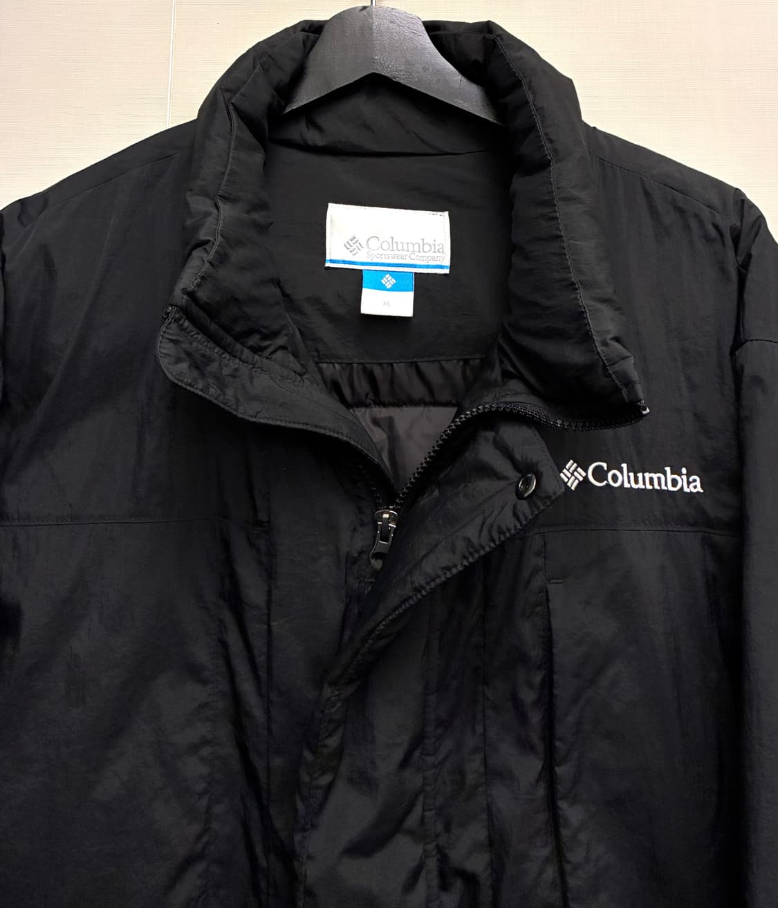 (XL)컬럼비아 옴니히트 나일론 패딩 다운 자켓 블랙 콜롬비아 상품이미지3