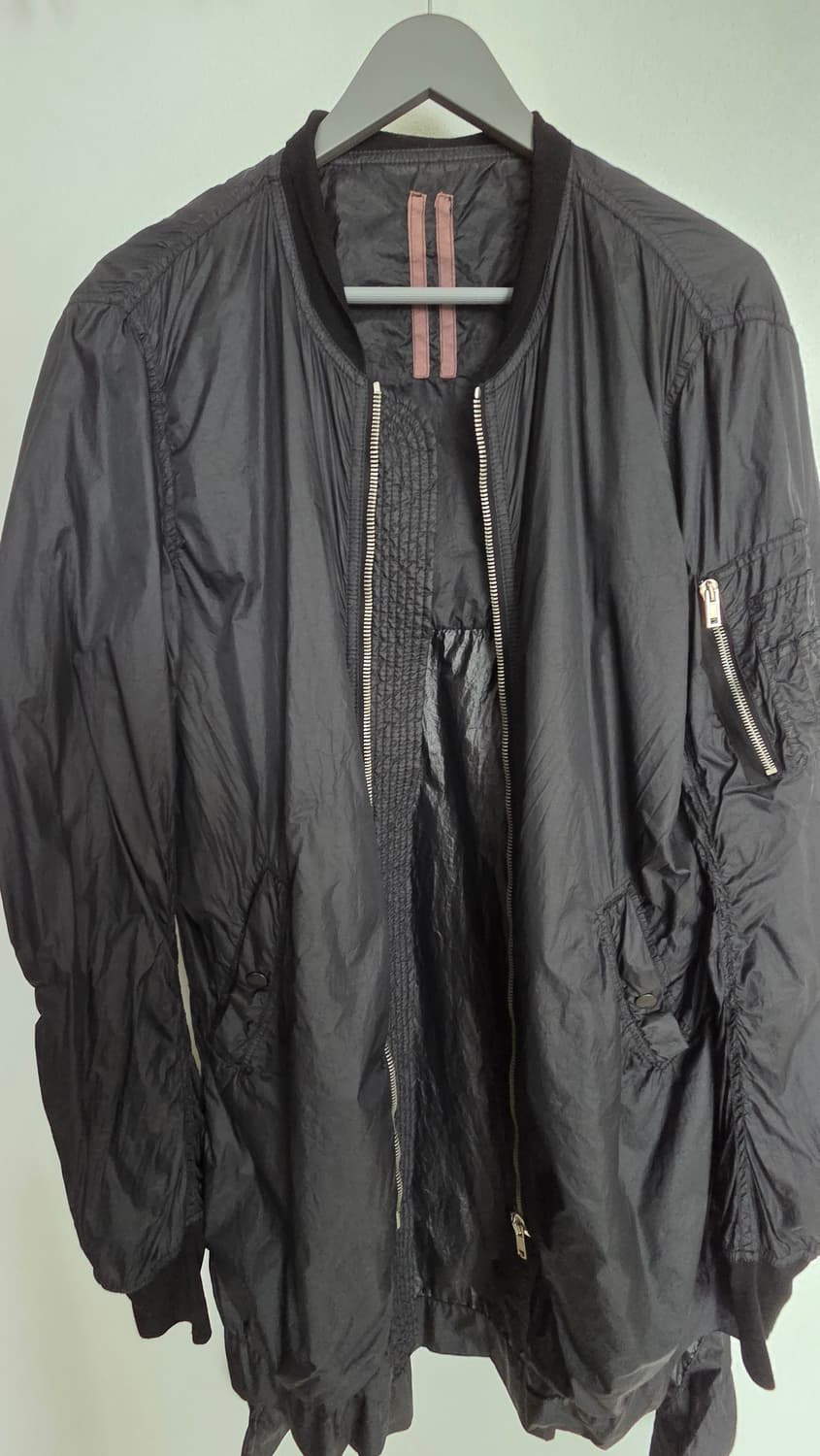 릭 오웬스 블랙 봄버 자켓 L 상품이미지8