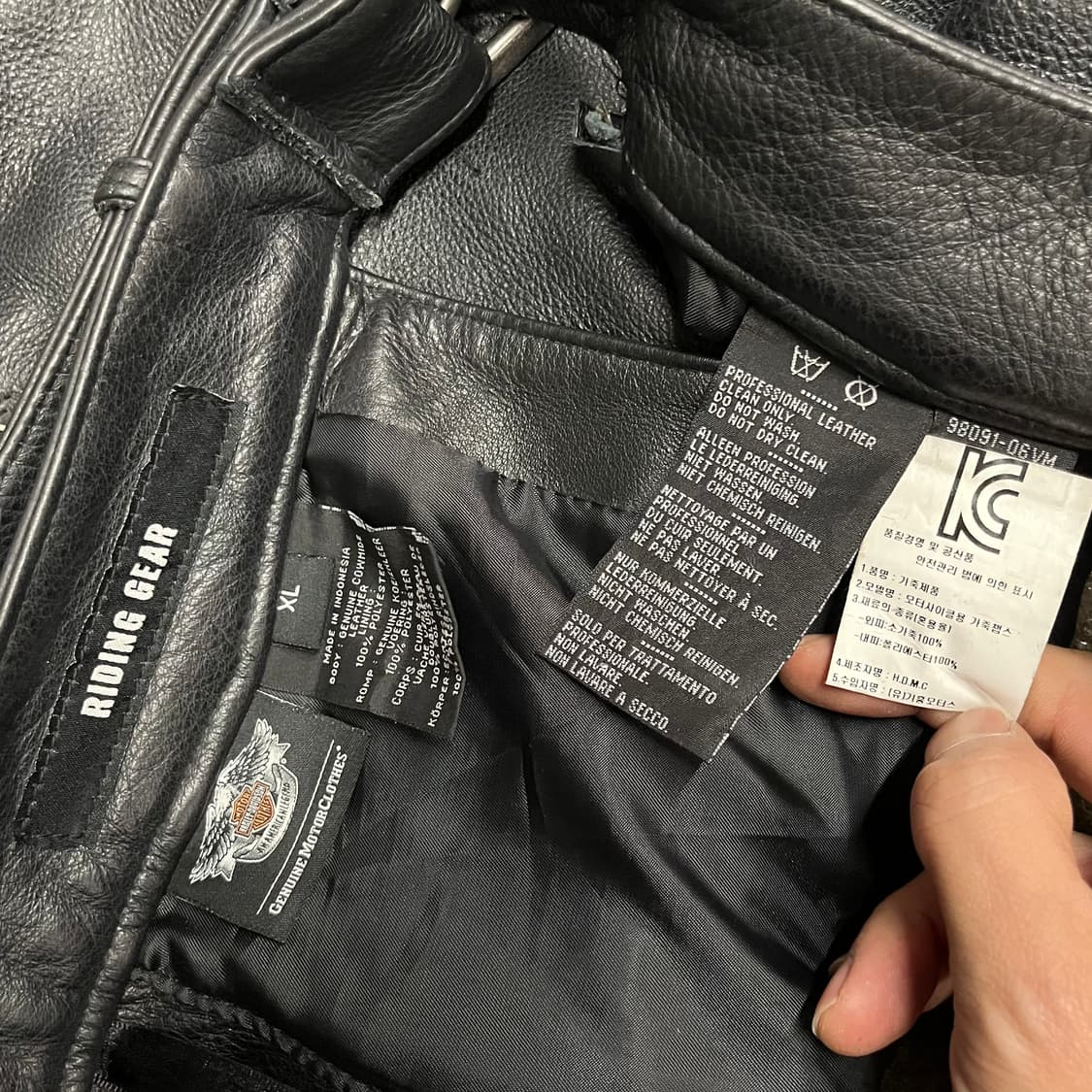 할리데이비슨 가죽 챕스 (34-38“) 상품이미지6