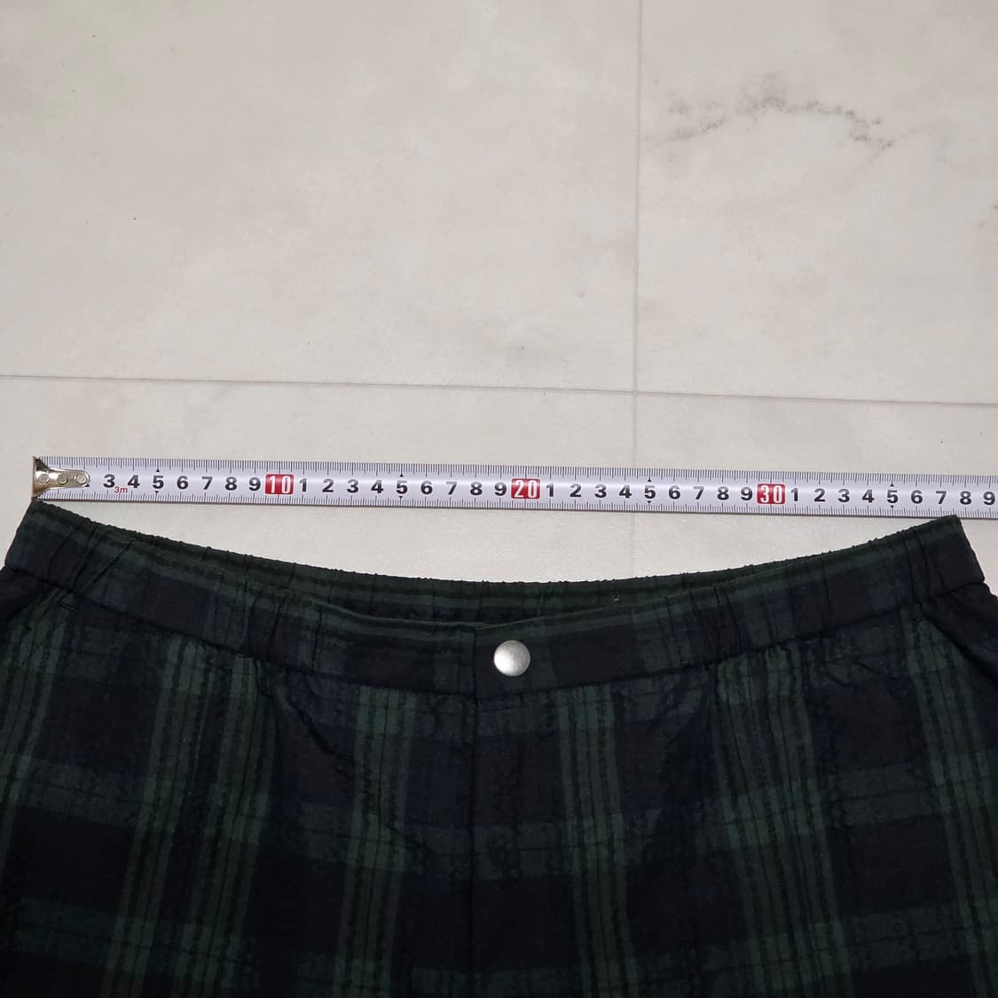 32) 디미트리블랙 시어서커 블랙와치 패턴 반바지 상품이미지4