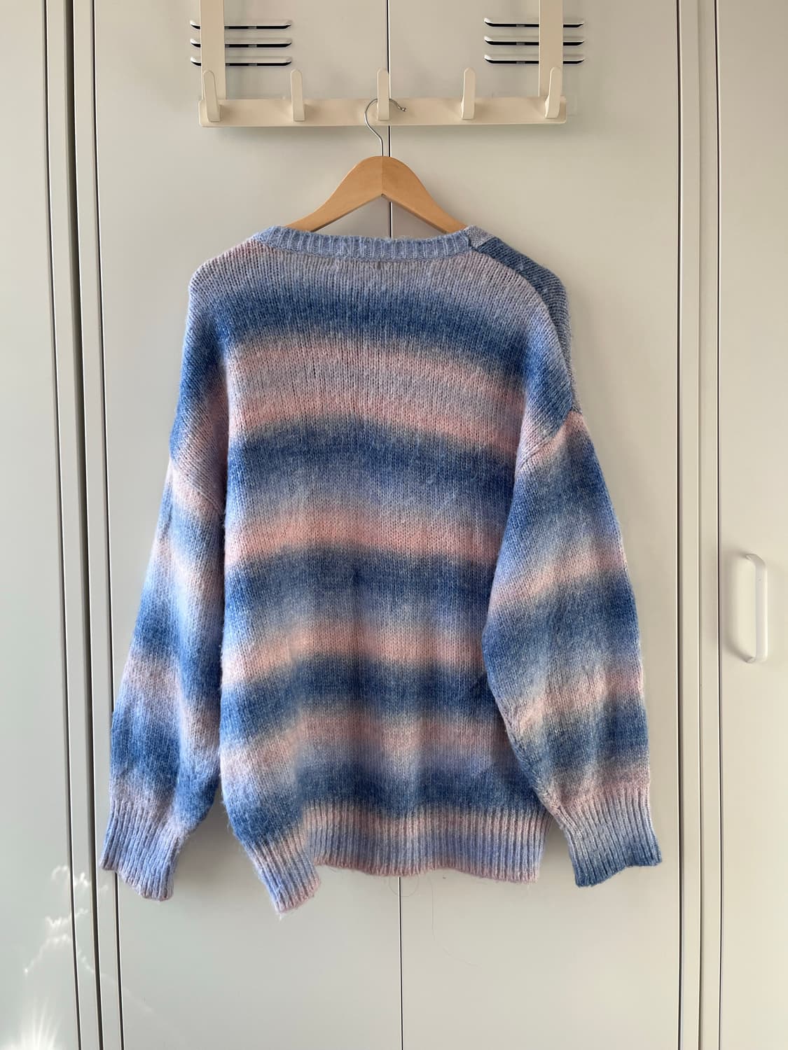 Wego  블루핑크 그라데이션 니트 가디건  상품이미지10