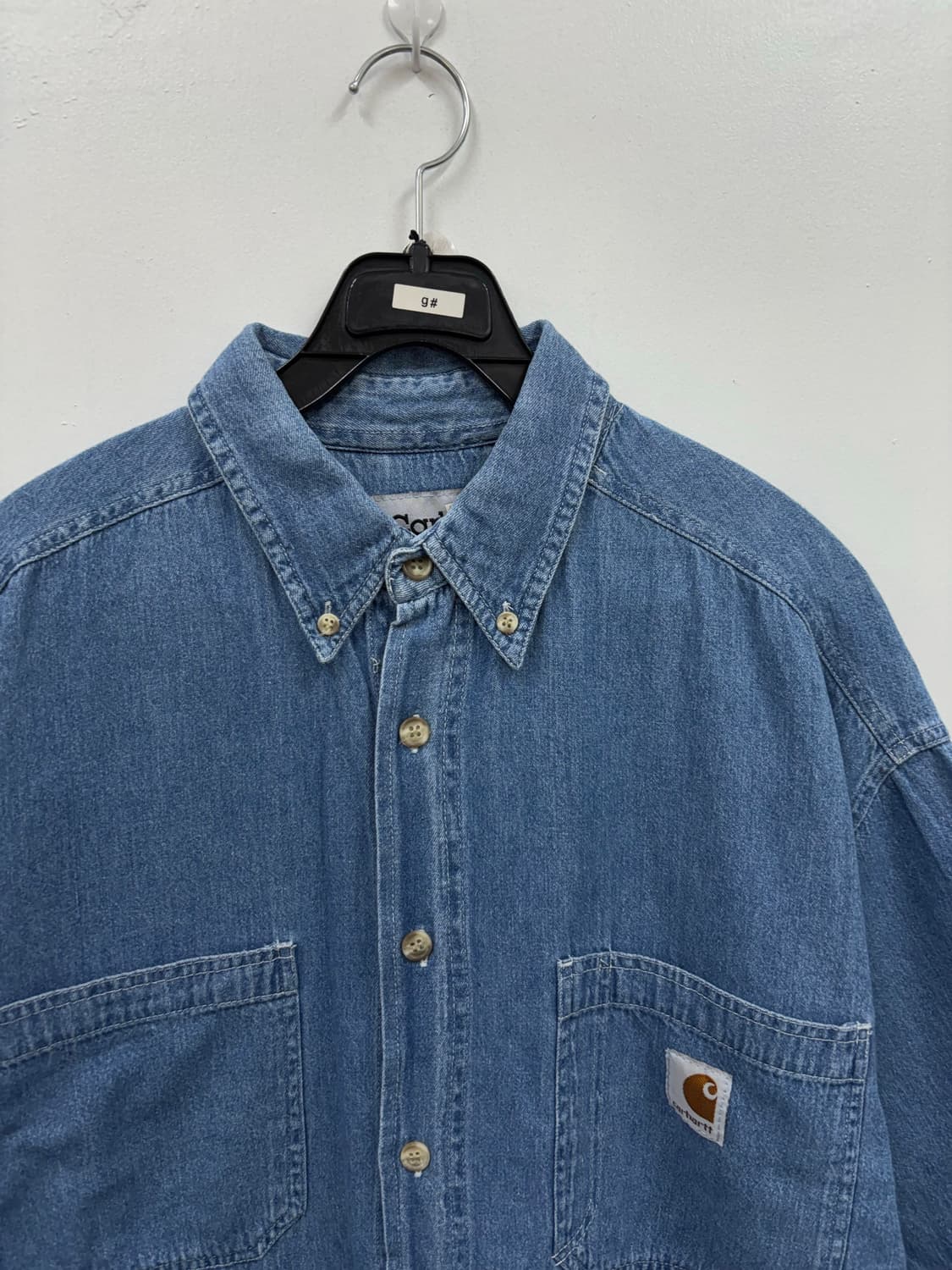 칼하트 데님 워크셔츠 상품이미지3