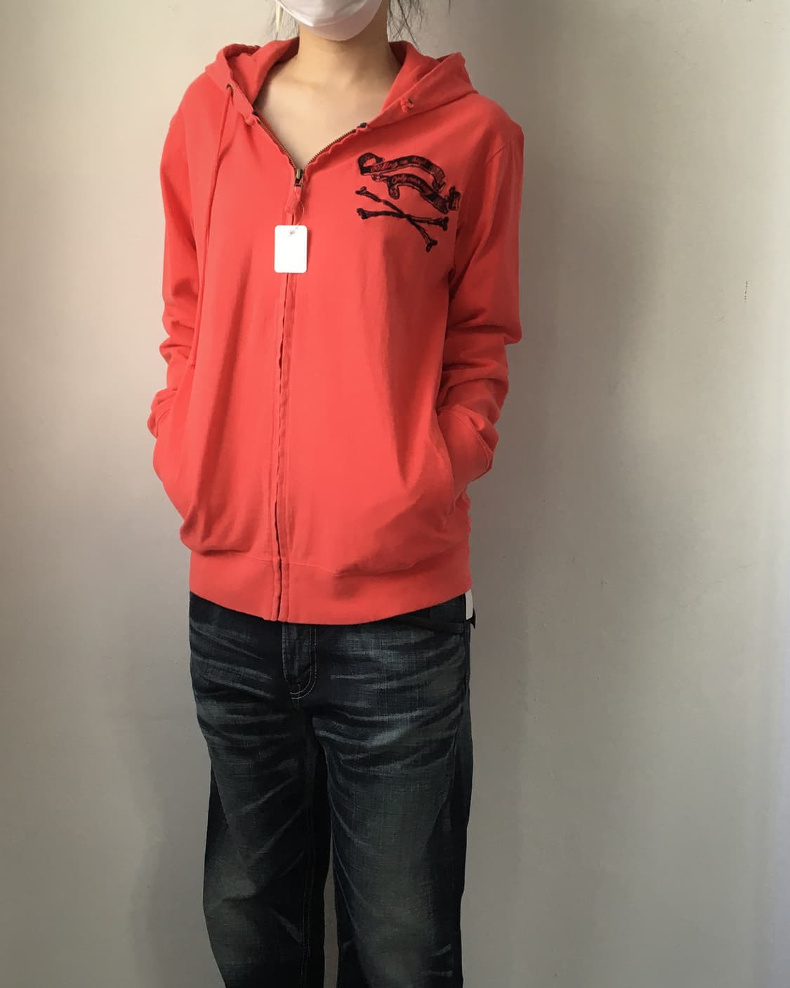 back printing point hood zip up 상품이미지6