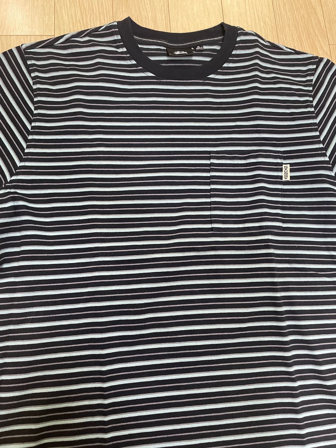 스투시 스트라이프 티셔츠m 상품이미지3