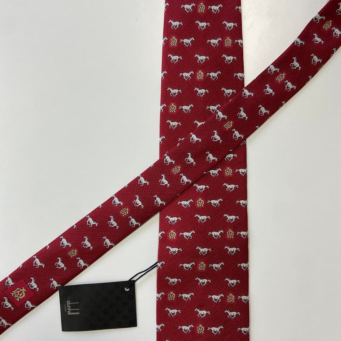 미사용품 택달린 던힐(dunhill) 명품 정품 넥타이 8.2cm 상품이미지5