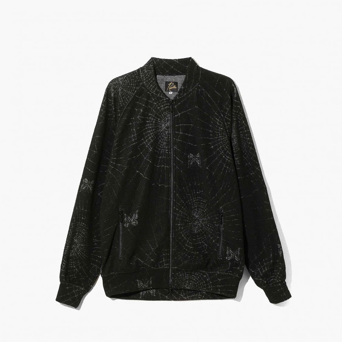 니들스25ss 립 칼라 트랙 자켓 파일 자카드 스파이더 웹 XL 상품이미지1