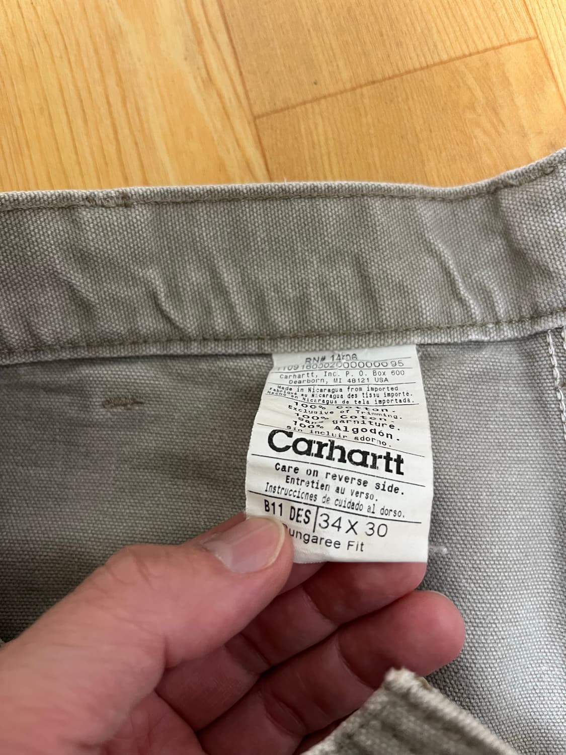 34x30 칼하트 카펜더 팬츠 상품이미지5