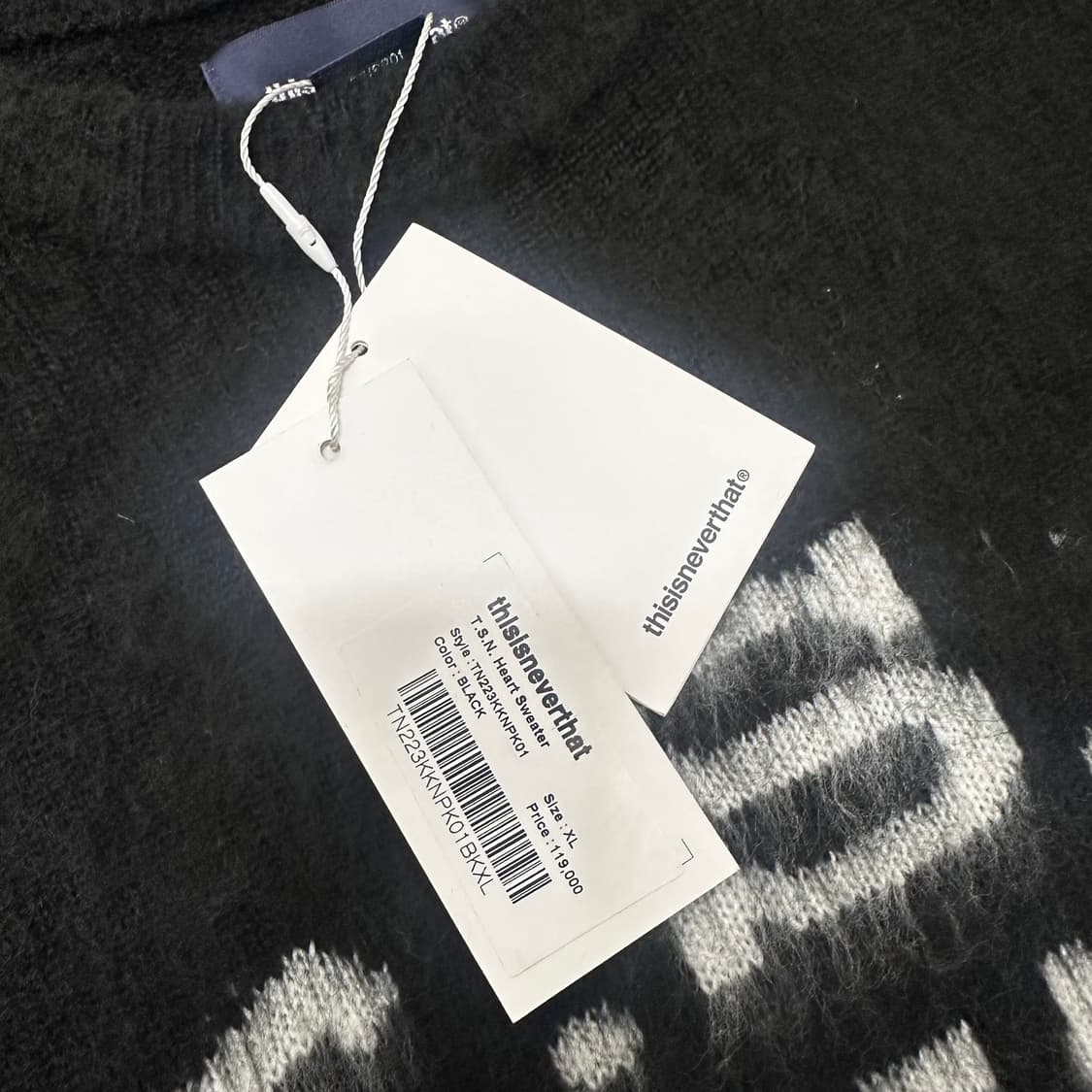 [새상품] 디스이즈네버댓 T.S.N 스웨트 니트 XL 상품이미지6