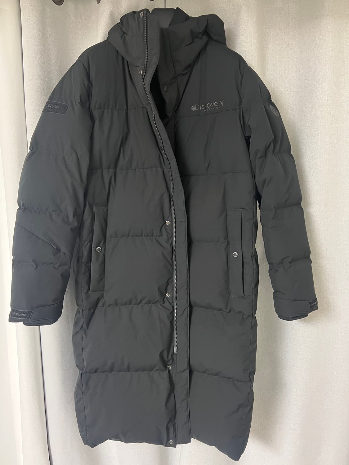 디스커버리 롱패딩 남성 100사이즈 블랙 상품이미지1