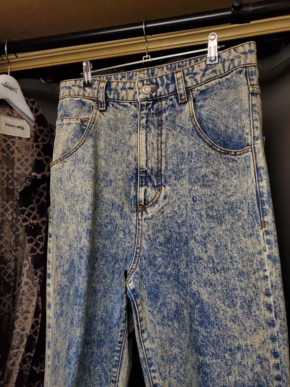 시스템옴므 데미지워싱 데님팬츠 상품이미지2