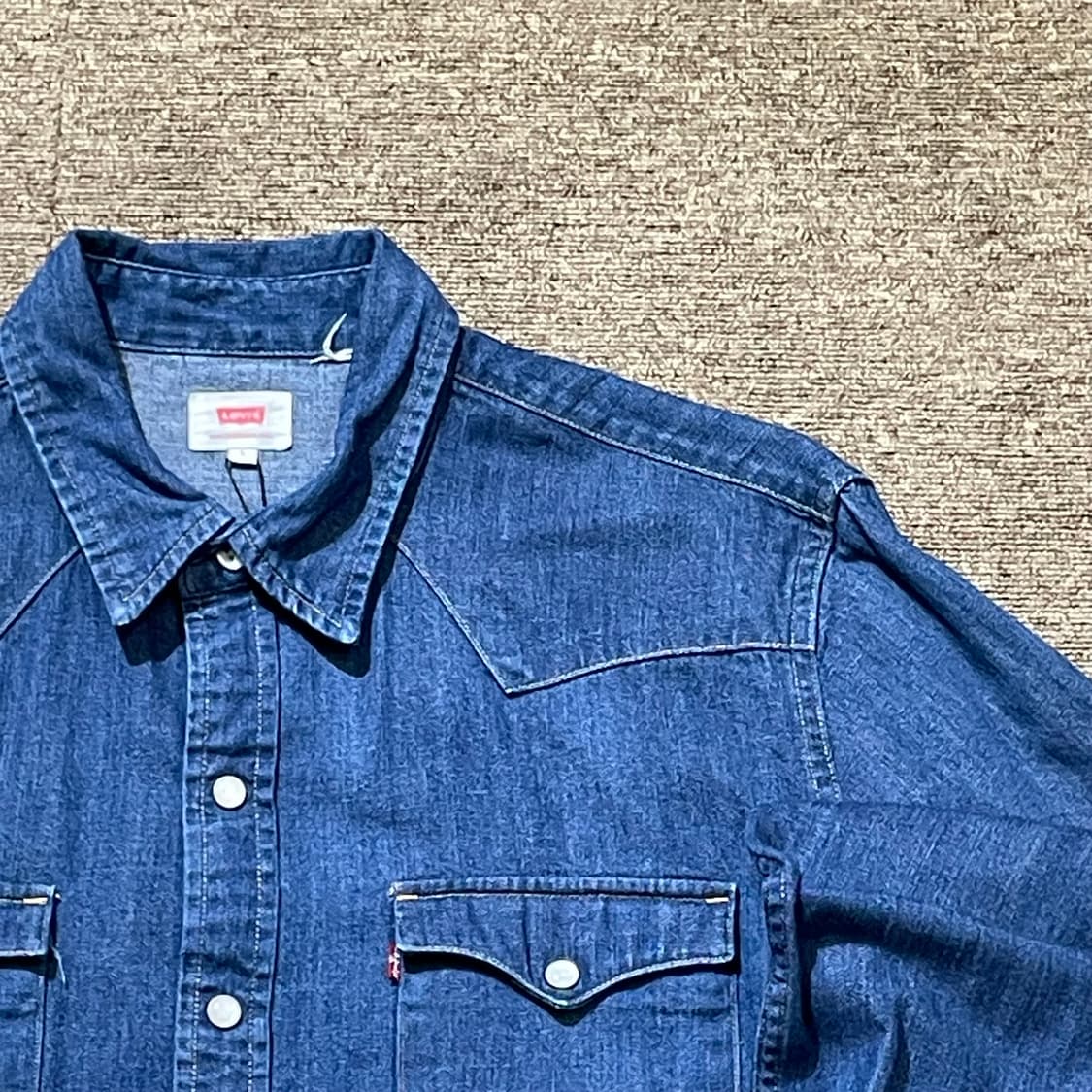 (L) Levi's 리바이스 코튼 데님 셔츠 상품이미지4