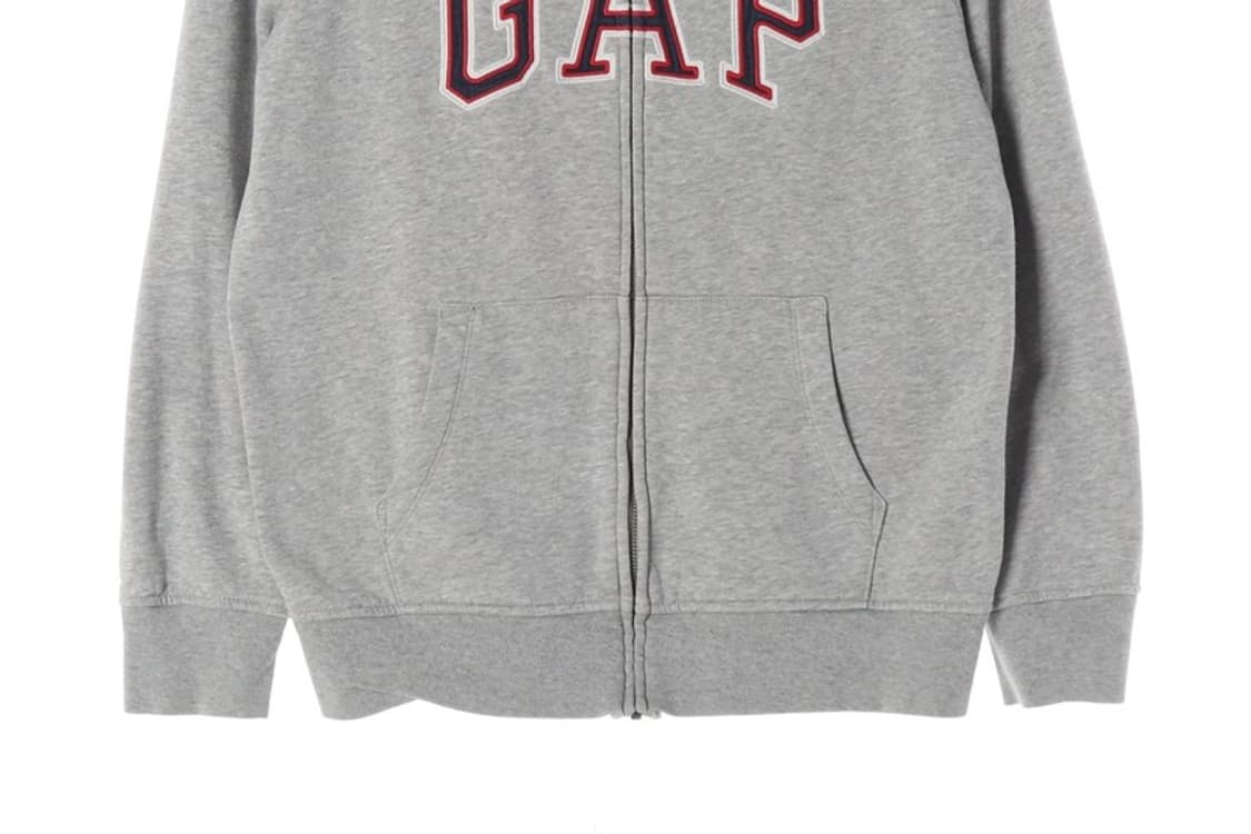 GAP 클래식 아치 로고 그레이 후드 집업 S 상품이미지5