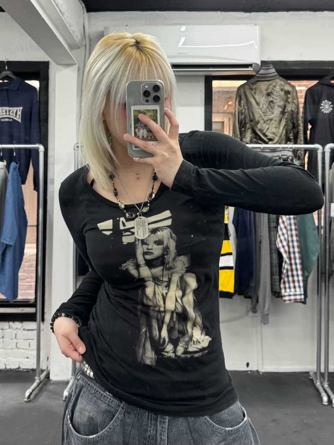 히스테릭 글래머 코트니 러브 롱슬리브 상품이미지3