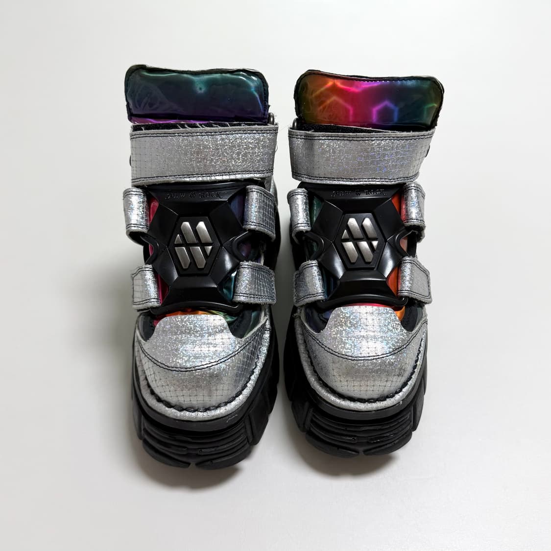 newrock HOLOGRAFIC CUADRADO PLATA 상품이미지4